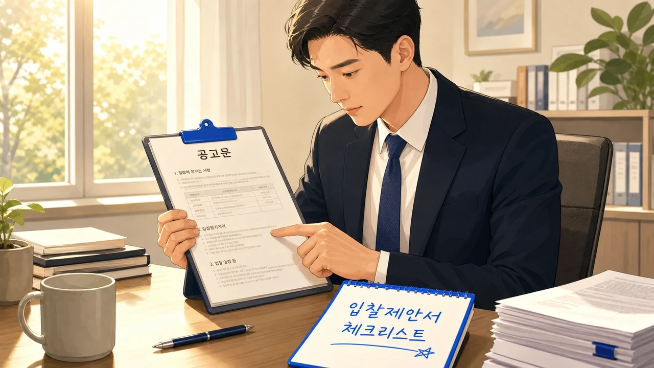 입찰제안서 작성 전 꼭 확인할 3가지