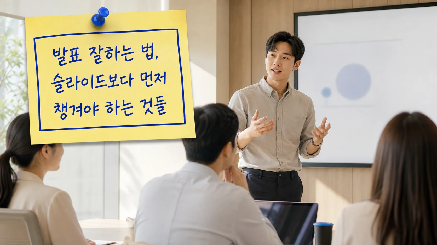 발표 잘하는 법, 슬라이드보다 먼저 챙겨야 하는 것들