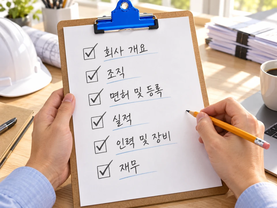 하다컴퍼니 지명원 표준 목차 6가지 체크리스트 일러스트