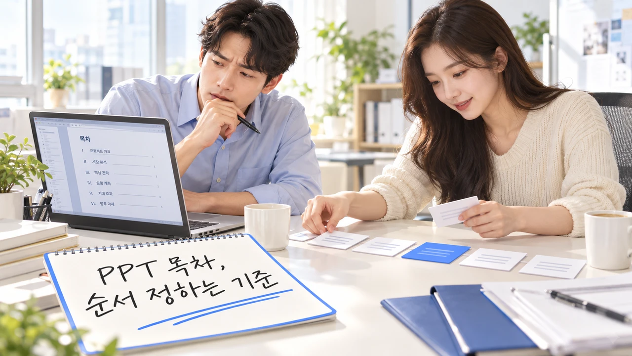PPT 목차, 제안서·회사소개서 순서 정하는 기준